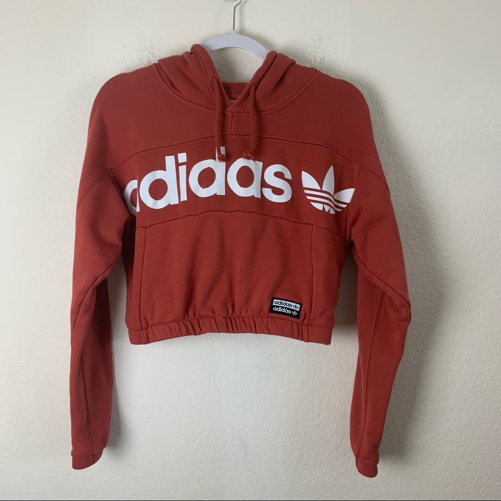 Adidas Womens cropped hoodie